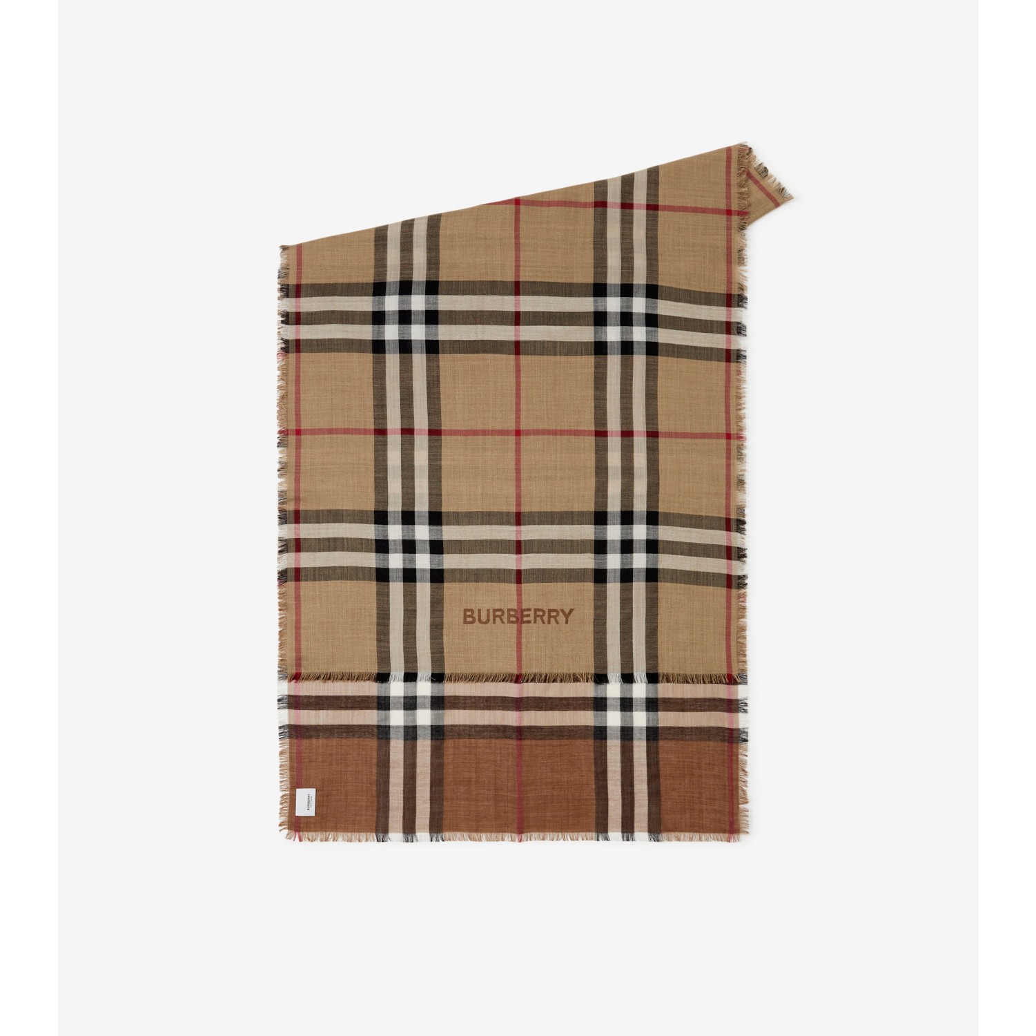 Burberry Check Reversible Cashmere Scarf