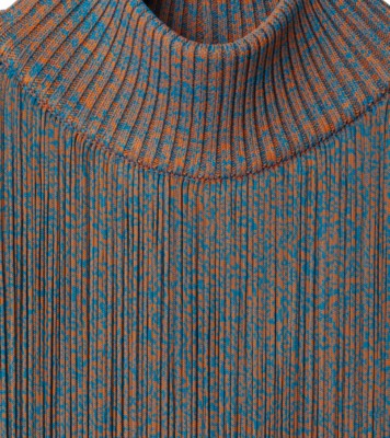 Fringed Dress In Turquoise/orange - Women, Technical | Burberry® Official