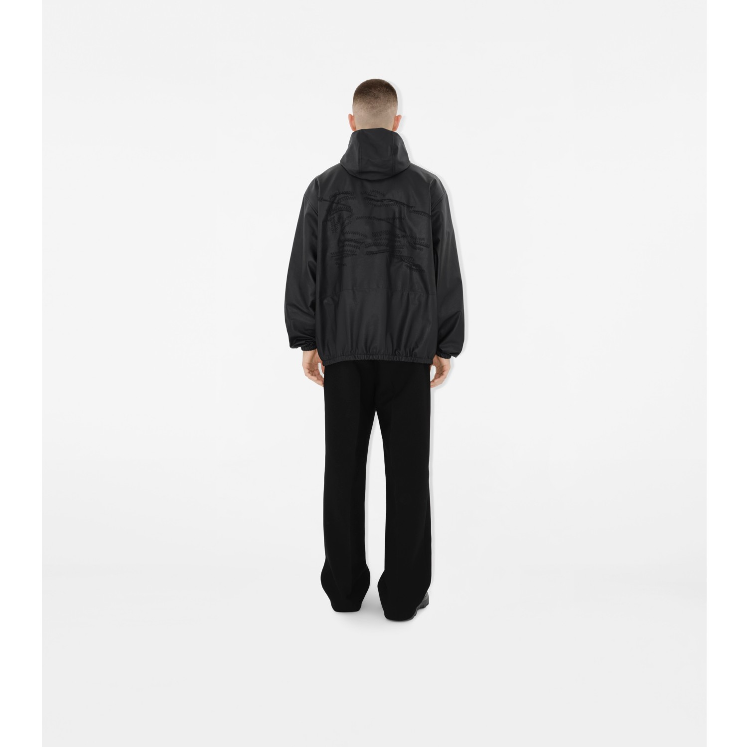 EKD Leather Jacket in Black - Men | Burberry® Official