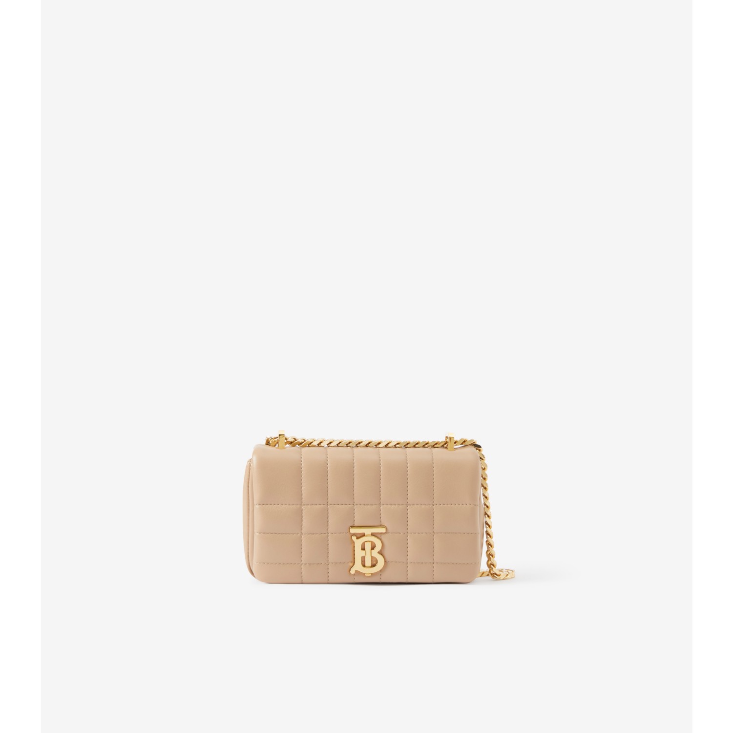 Burberry Mini Lola Bag In Quilted Leather