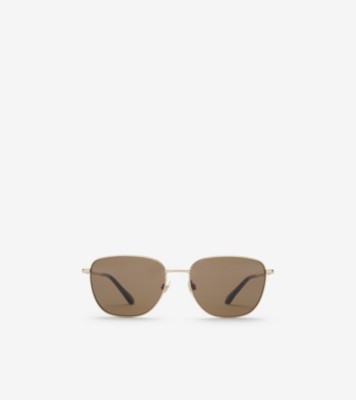 Metal Check Square Sunglasses Light ®