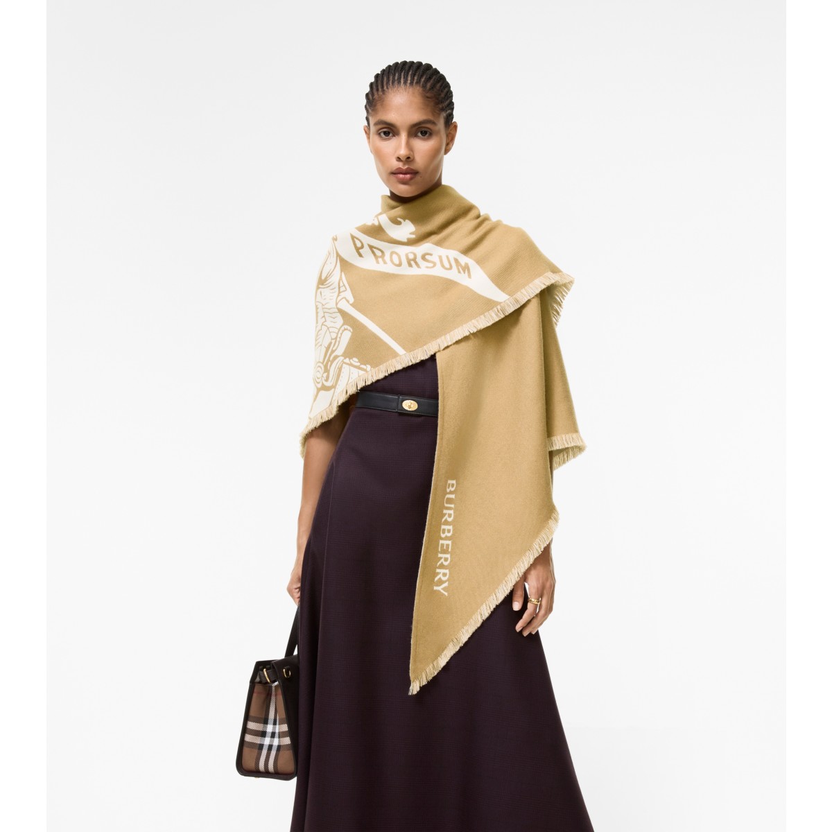  Knight Wool Silk Cashmere Cape