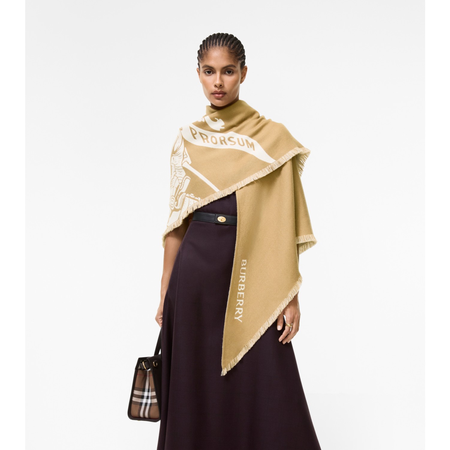 Knight Wool Silk Cashmere Cape
