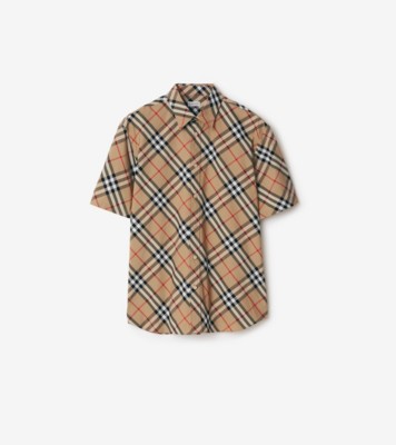 チェック コットンシャツ (サンド) | Burberry®公式サイト - バーバリー