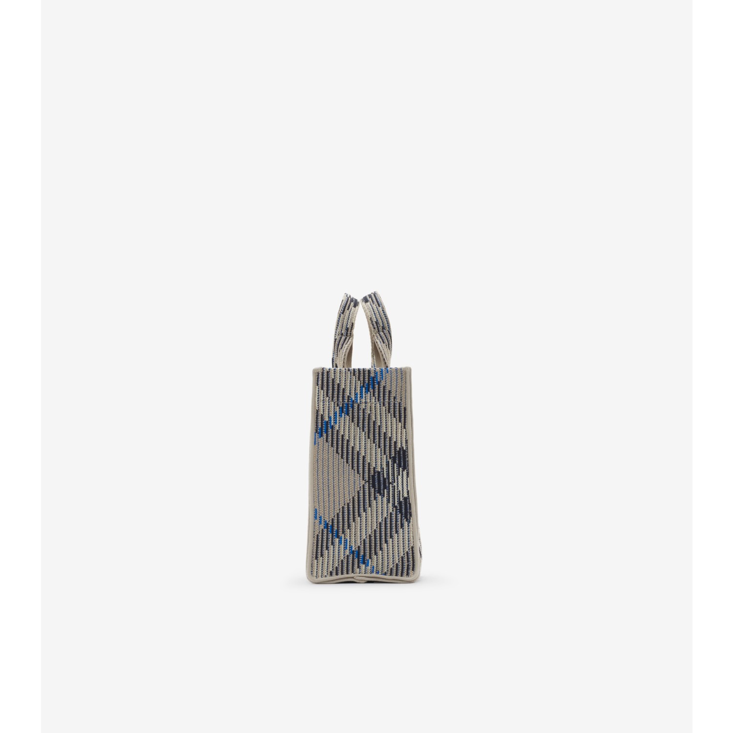 Mini Check Knitted Tote