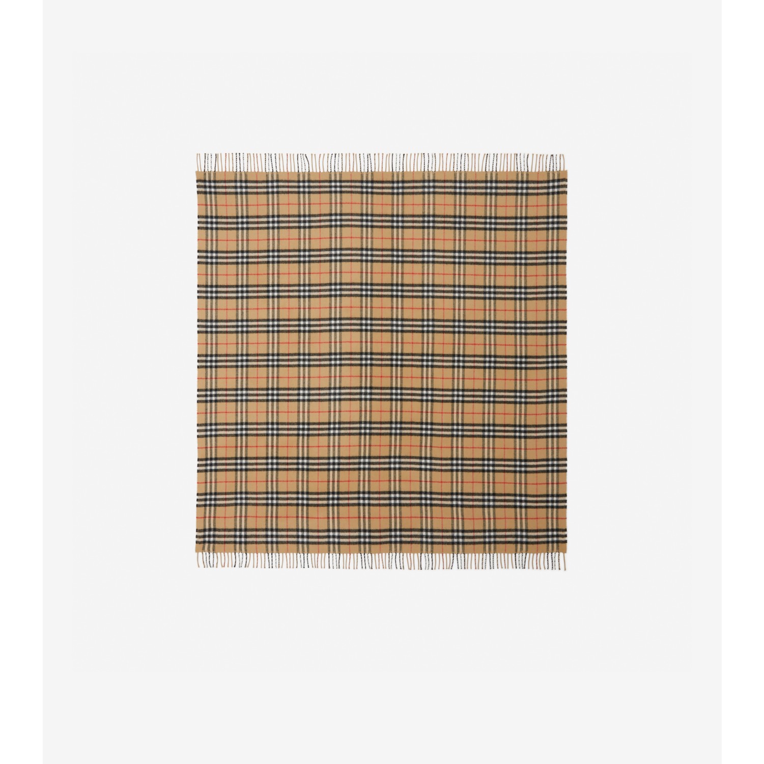 BURBERRY Checked wool blanket