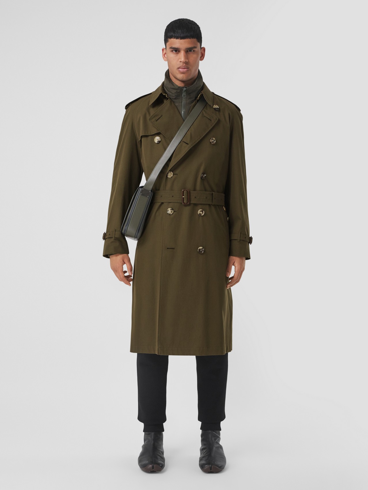 The Westminster - Trench coat Heritage in Cáqui Militar Escuro