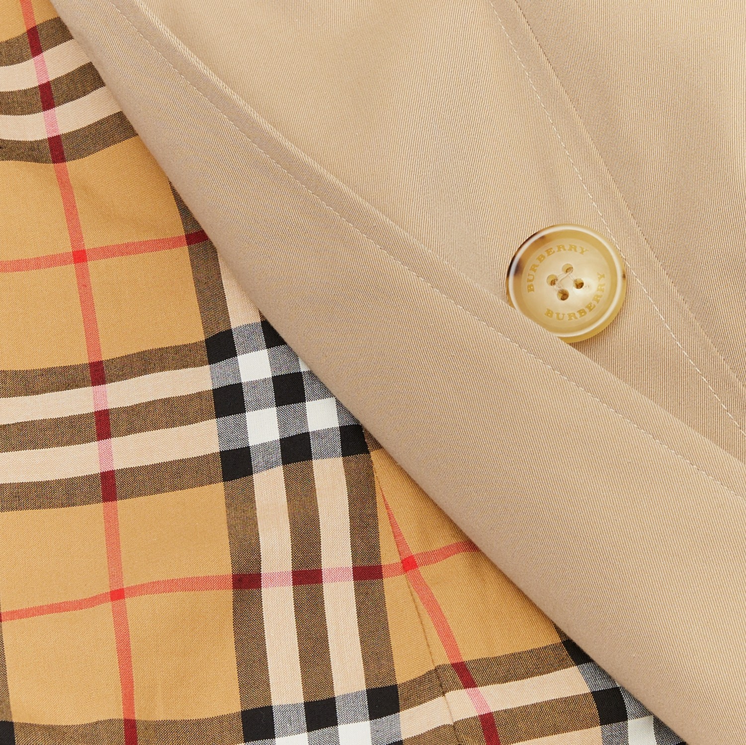 切尔西版型长款 Heritage Trench 风衣 (蜂蜜色) - 女士 | Burberry® 博柏利官网