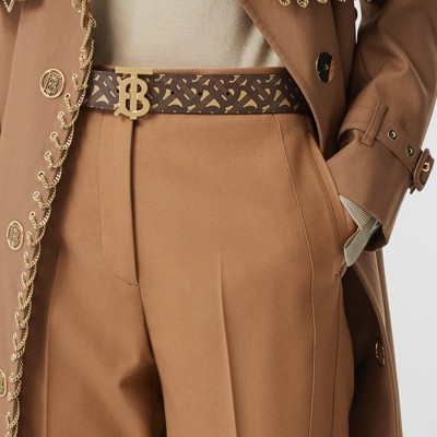 burberry bridle leather belt