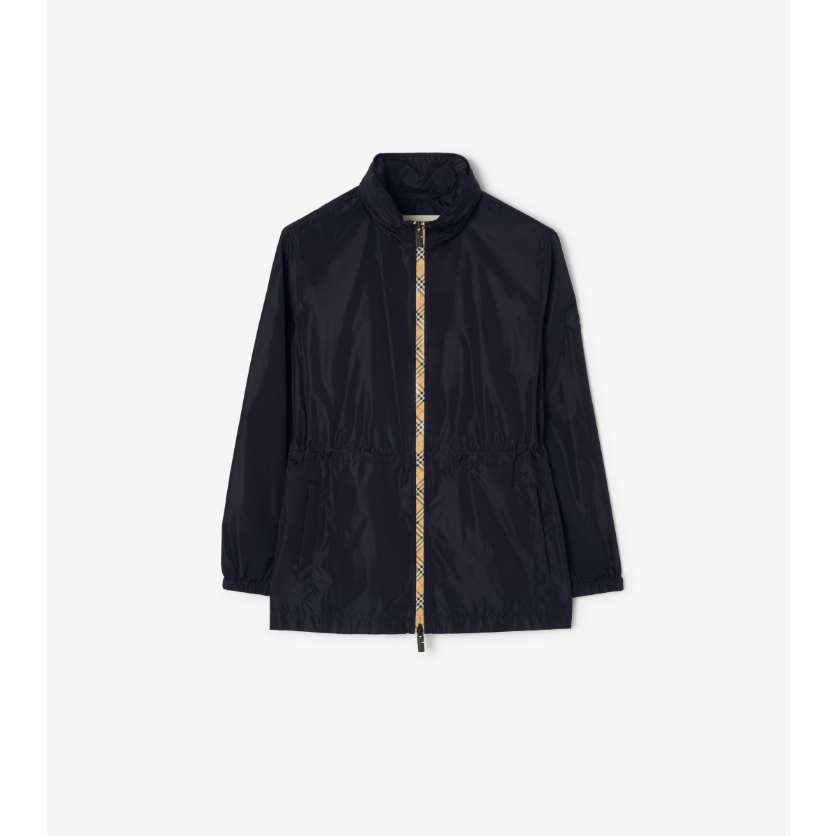  Check Short er-tape Nylon Parka