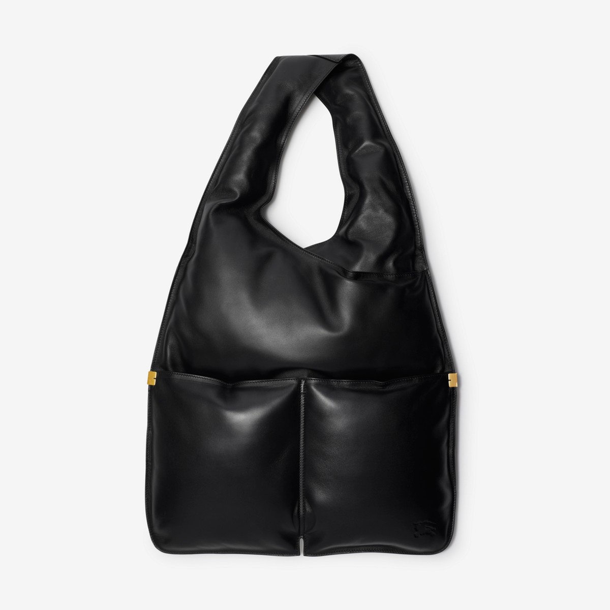 Shop Burberry Snip Shoulder Bag In Black