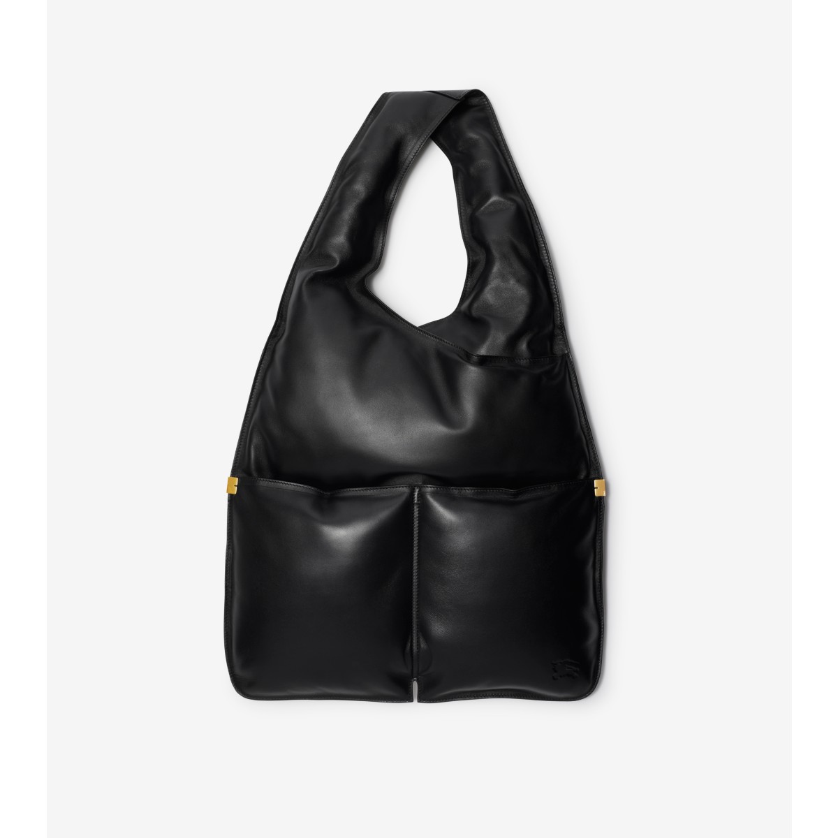 Shop Burberry Snip Shoulder Bag In Black