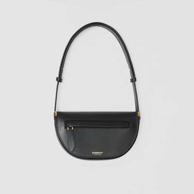 Mini Leather Olympia Bag in Black 