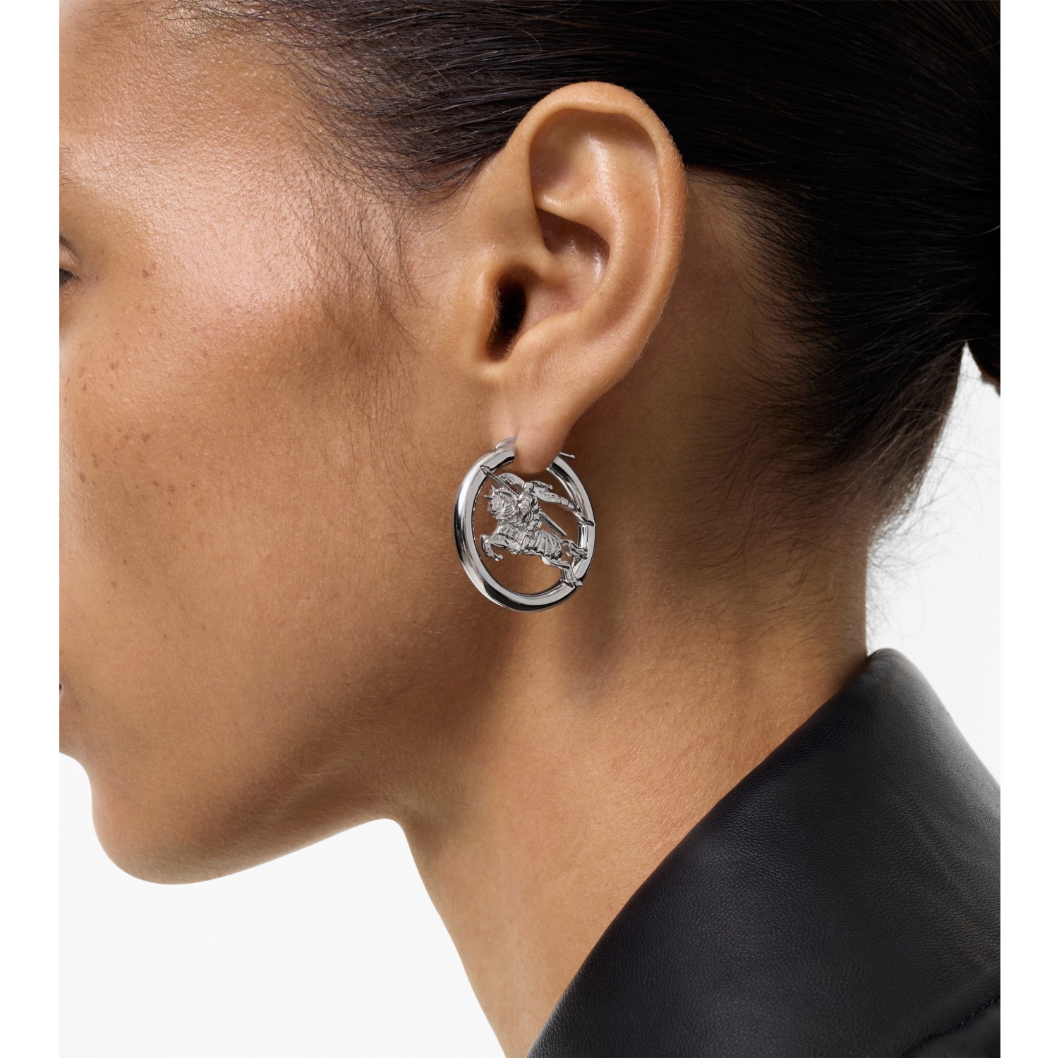 Knight Hoop Earrings