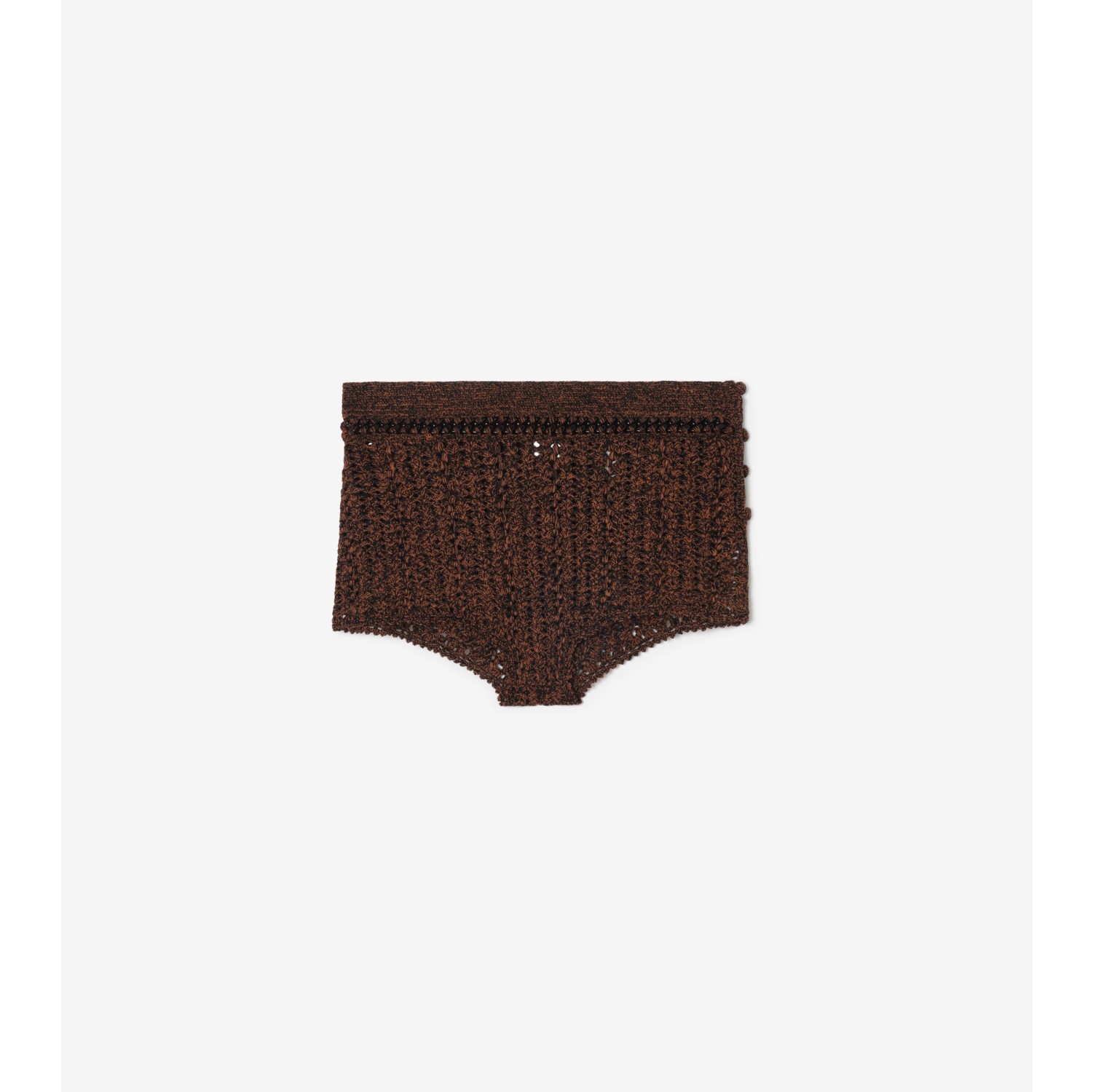 Crochet Mouliné Cotton Shorts