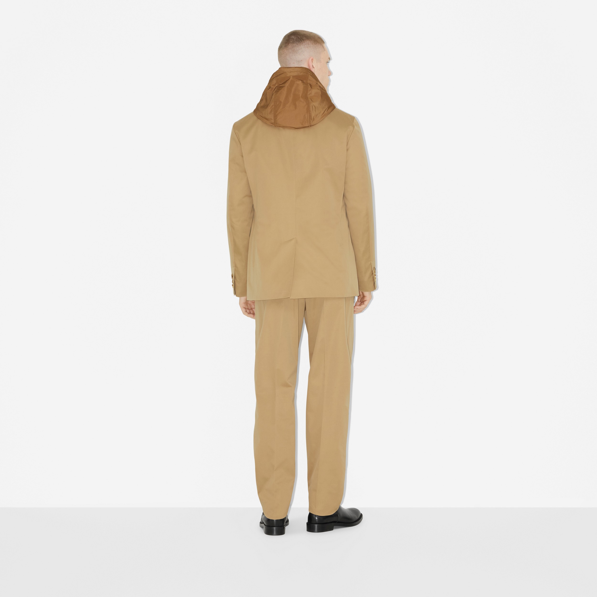 Pantalon de costume en coton (Beige D'archive) - Homme | Site officiel Burberry® - 4