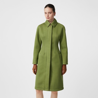 burberry coat womens green