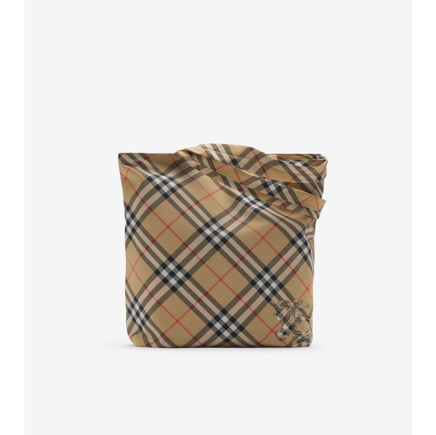 Burberry checked bag on sale