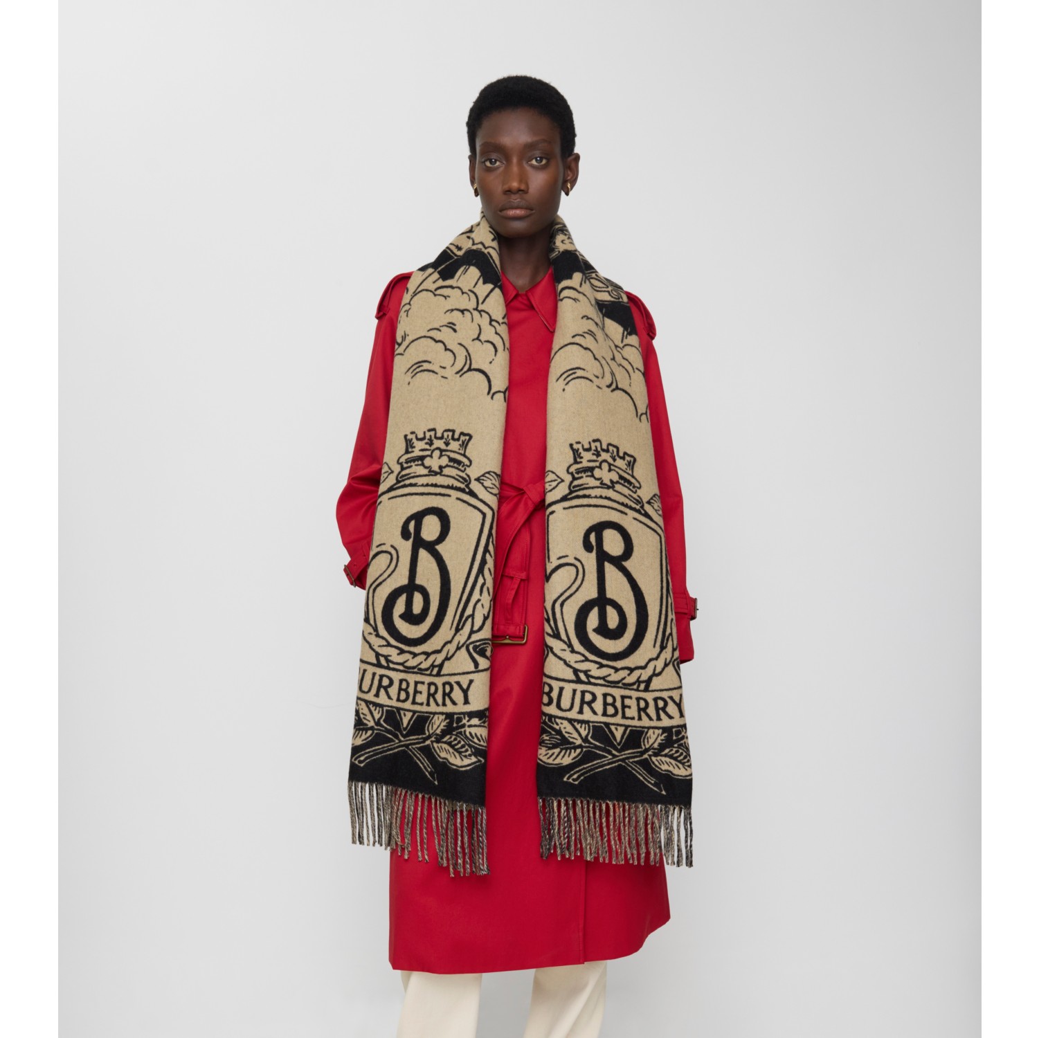 Wide Reversible Stormy Knight Scarf