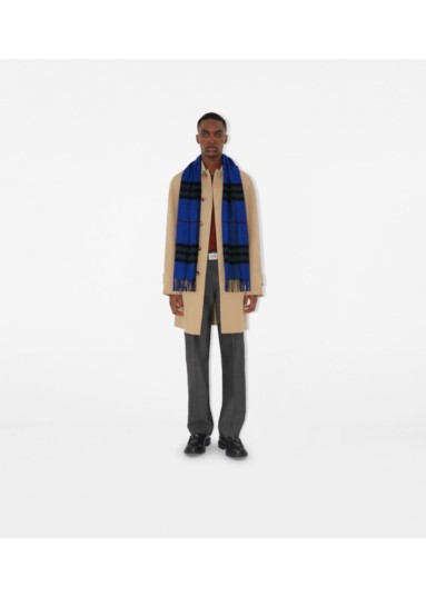 Check Cashmere Scarf