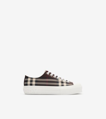 Burberry 新しいトレーナーチェックキャンバススニーカー Amazon | [BURBERRY] バーバリー スニーカー チェックコットン