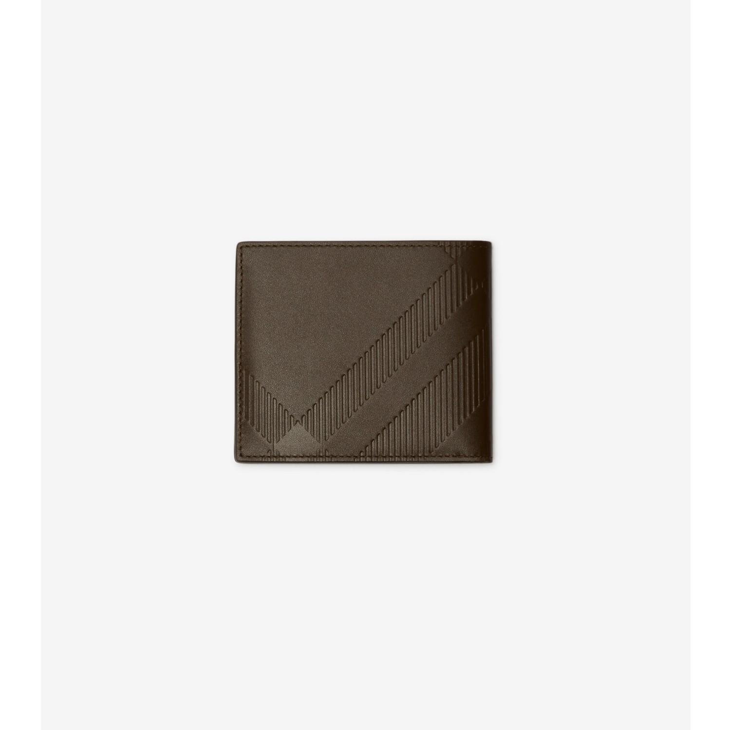 Embossed Check Bifold Wallet