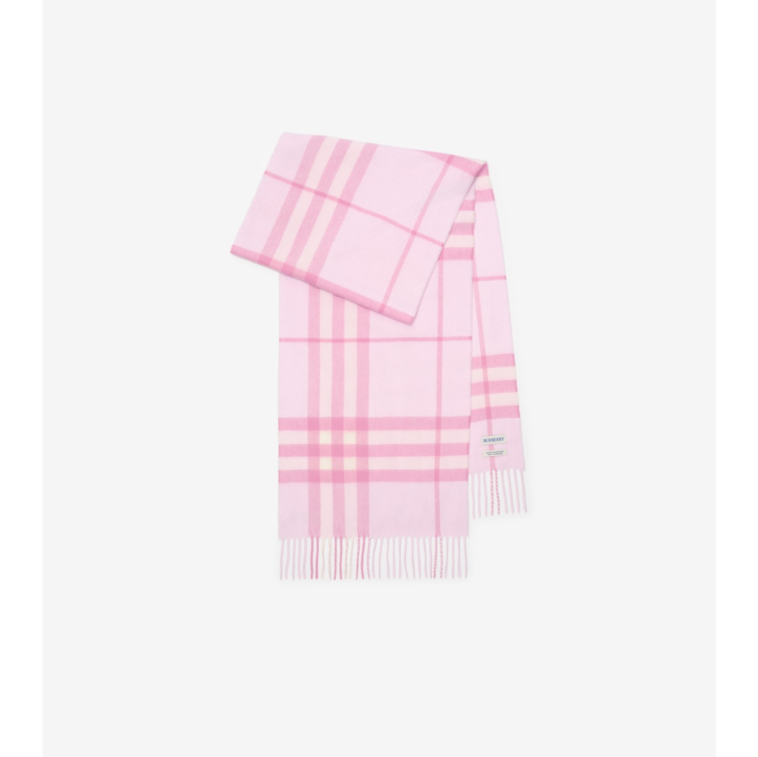 Check Cashmere Scarf