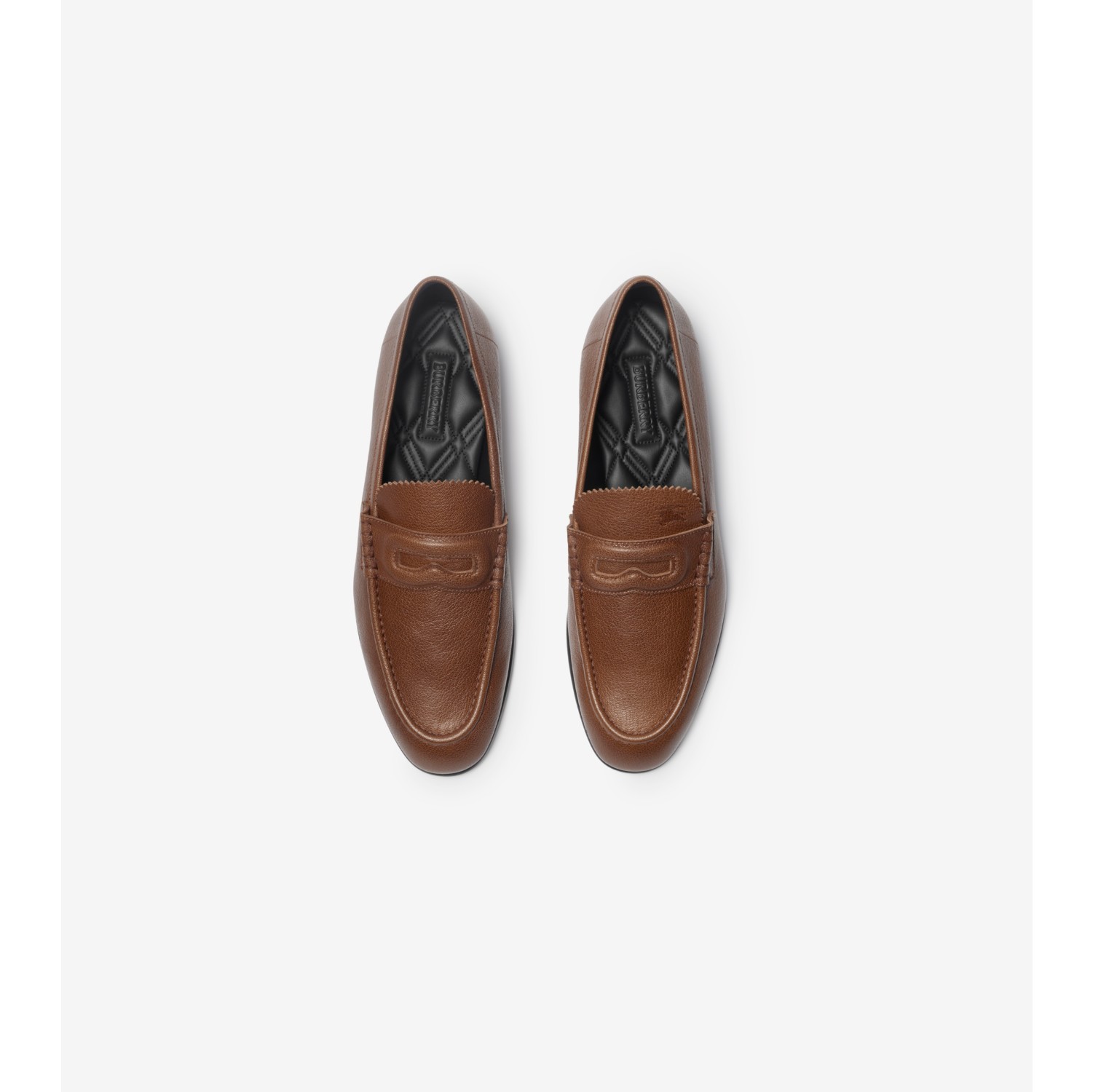 Leather Pearl Loafers