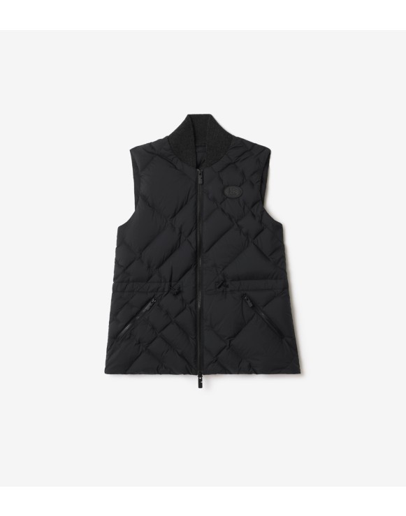 Check-stitch Nylon Devonside Gilet