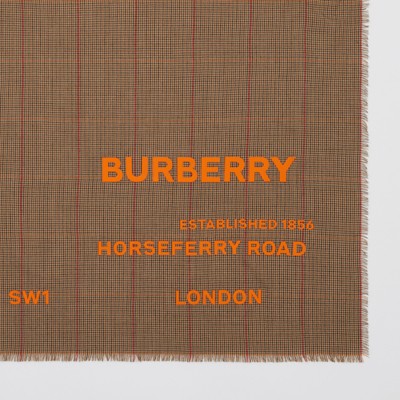 Horseferry Print Houndstooth Cashmere 