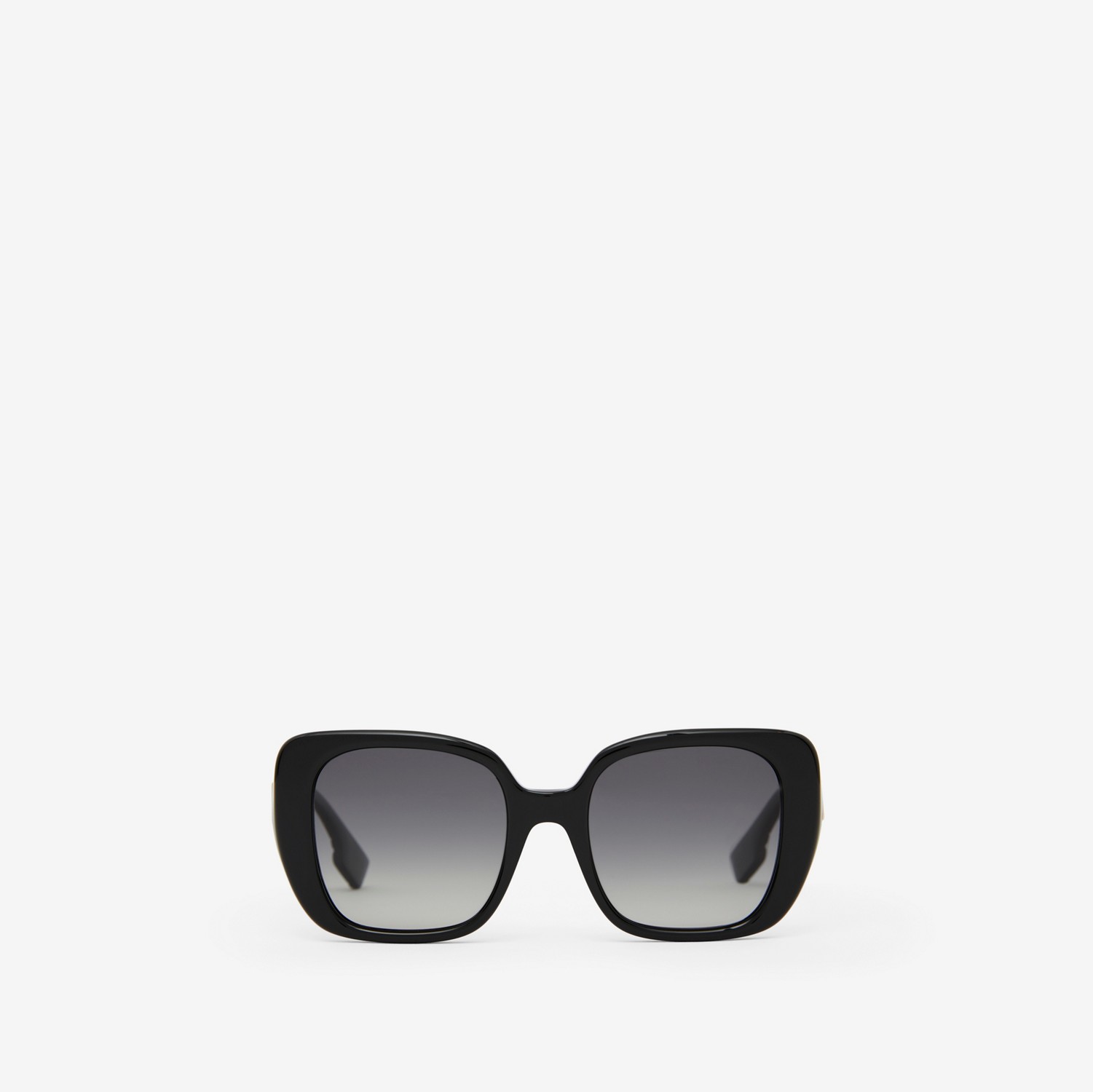 Gafas de sol Lola oversize con montura cuadrada y monograma (Negro) - Mujer | Burberry® oficial