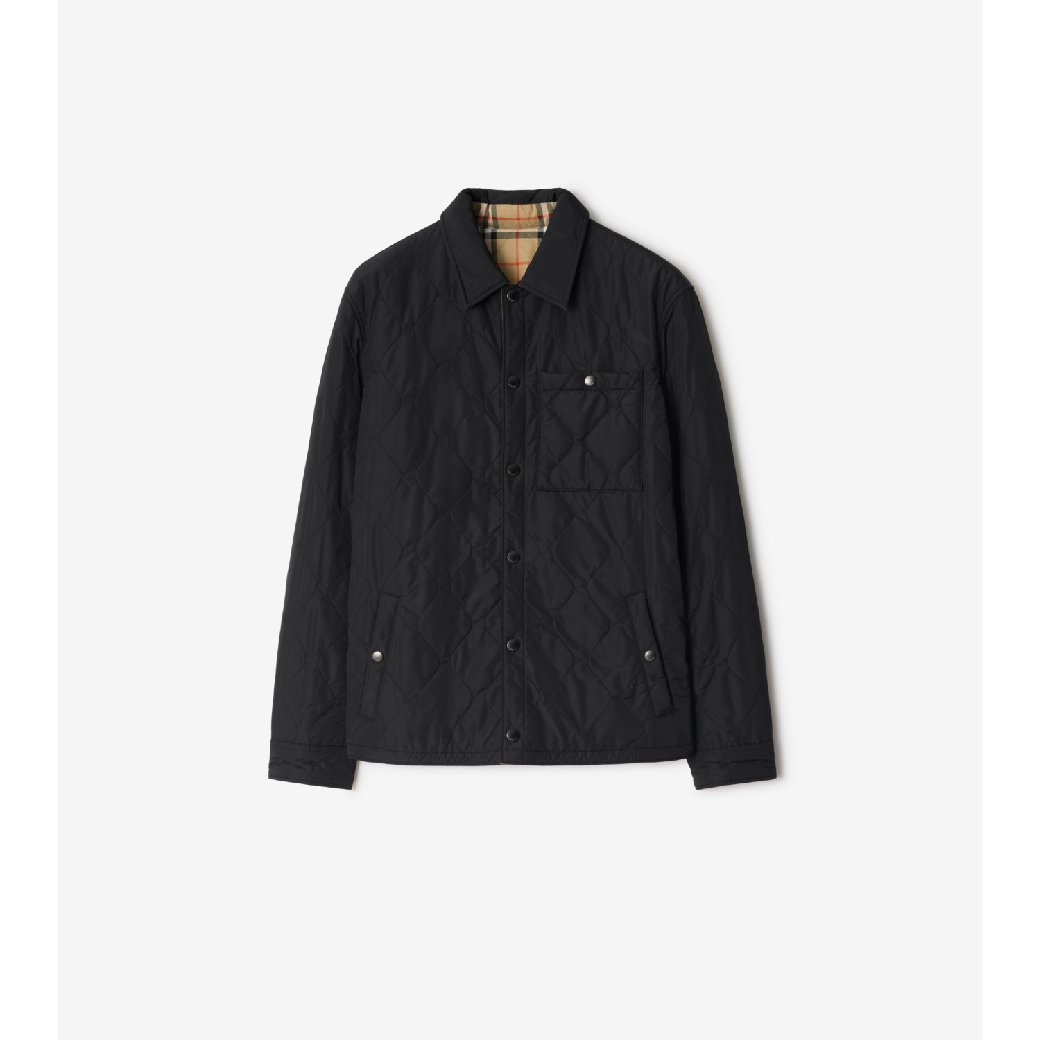 Reversible Quilted Nylon Overshirt