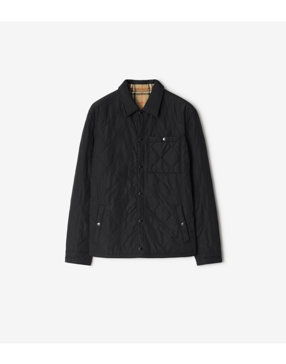 Reversible Quilted Nylon Overshirt