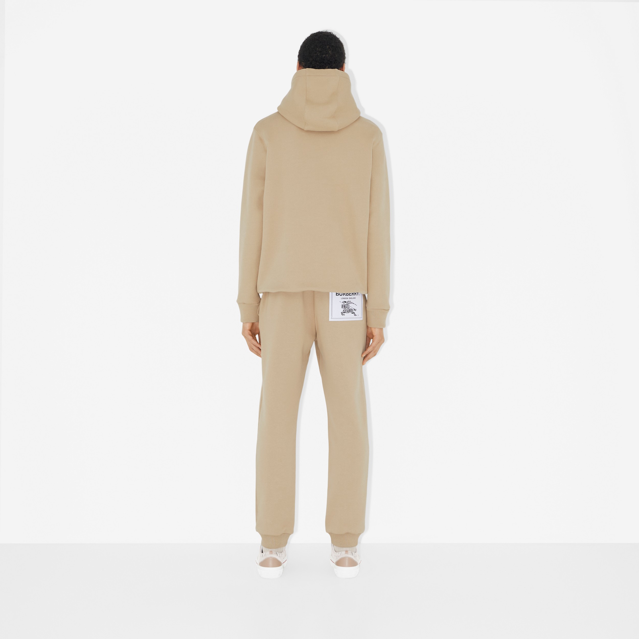 Hoodie en coton avec étiquette Prorsum (Fauve Doux) - Homme | Site officiel Burberry® - 4