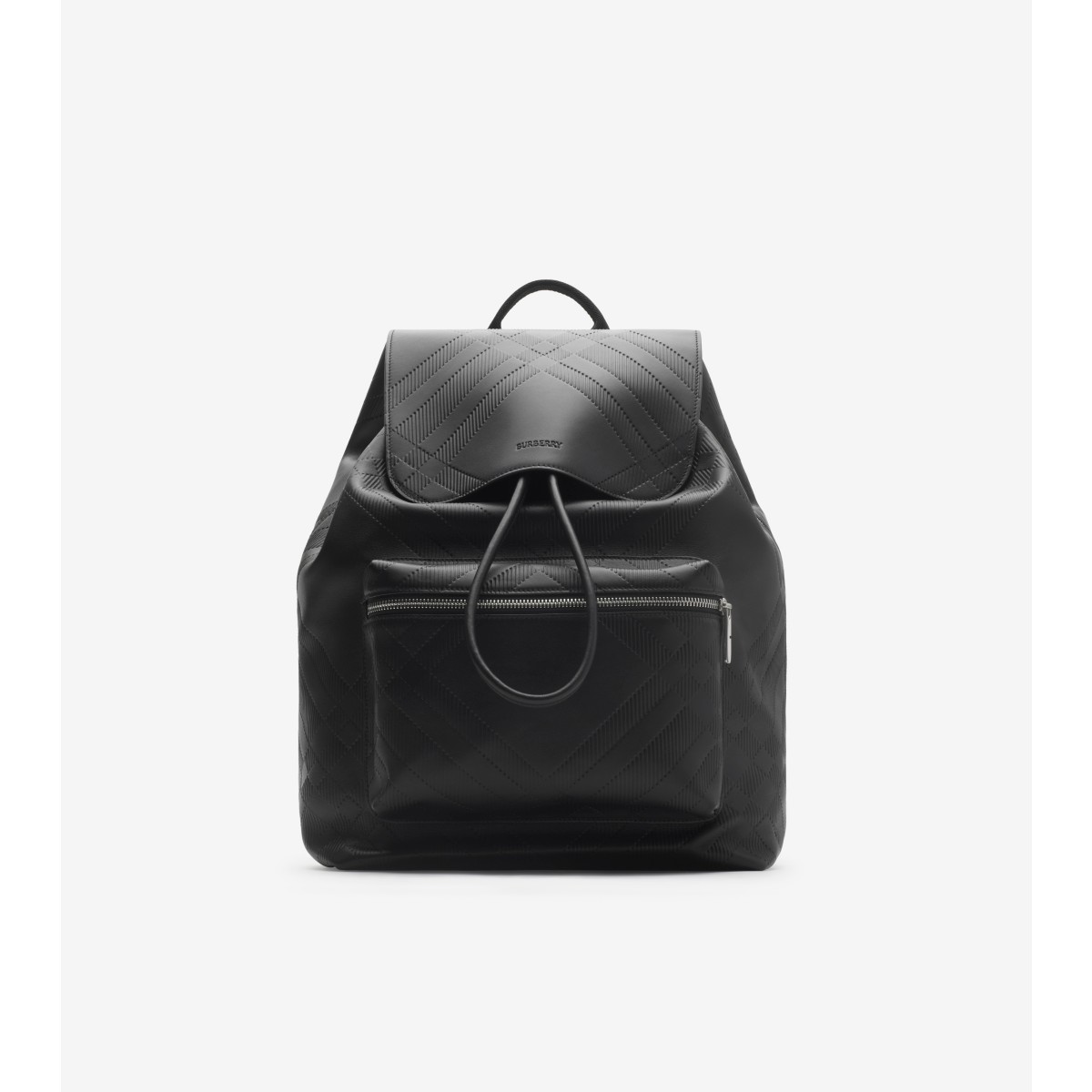  Check Embossed Backpack