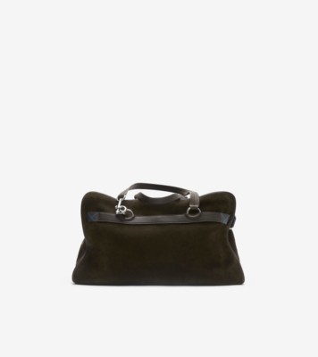 B Clip Holdall in Weald - Men, Leather | Burberry® Official