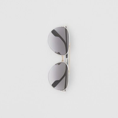 top bar detail pilot sunglasses