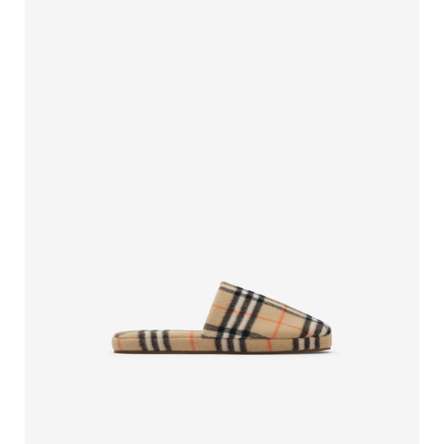 Baumwollmisch-Slipper in Check
