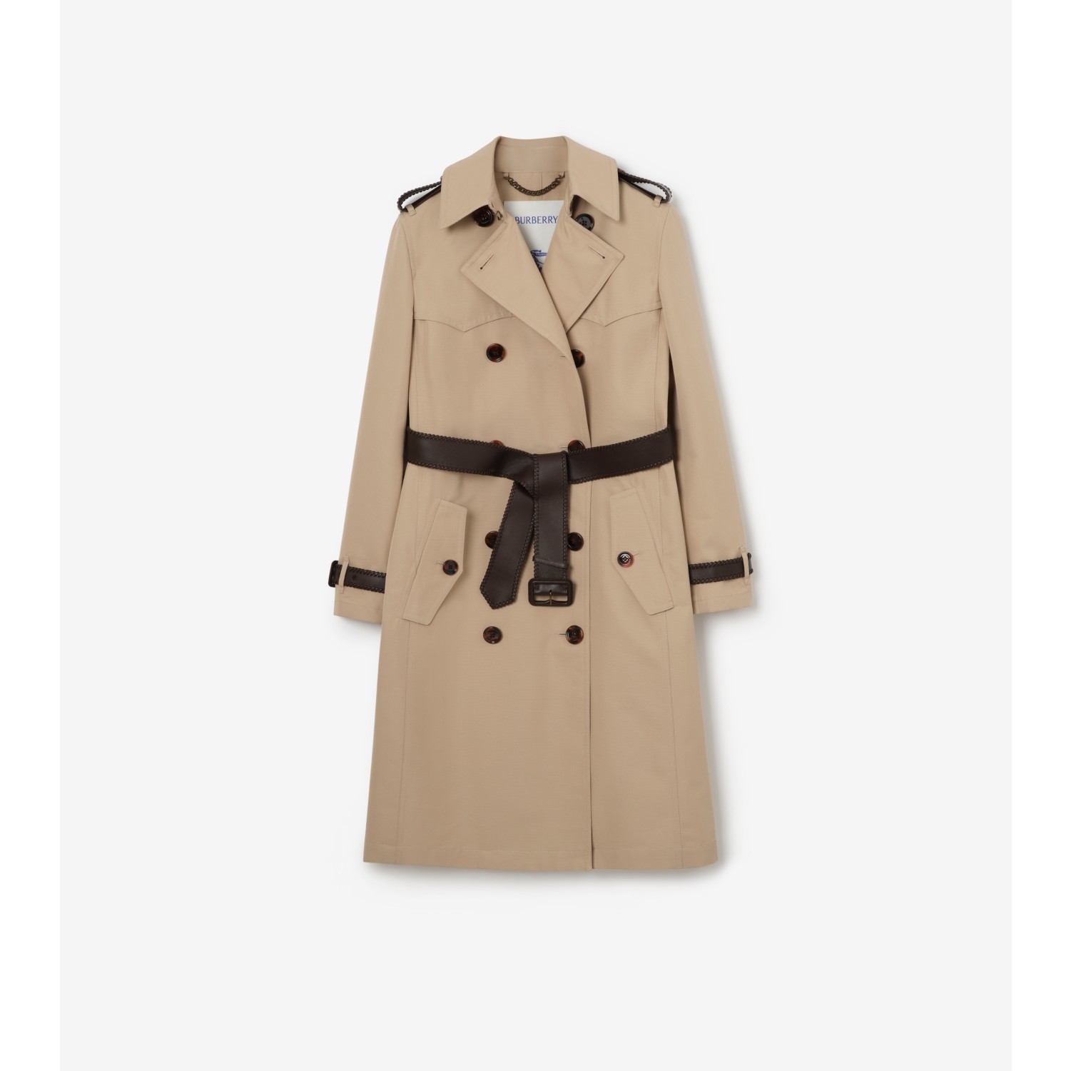 Long Silk Cotton Foxfield Trench Coat