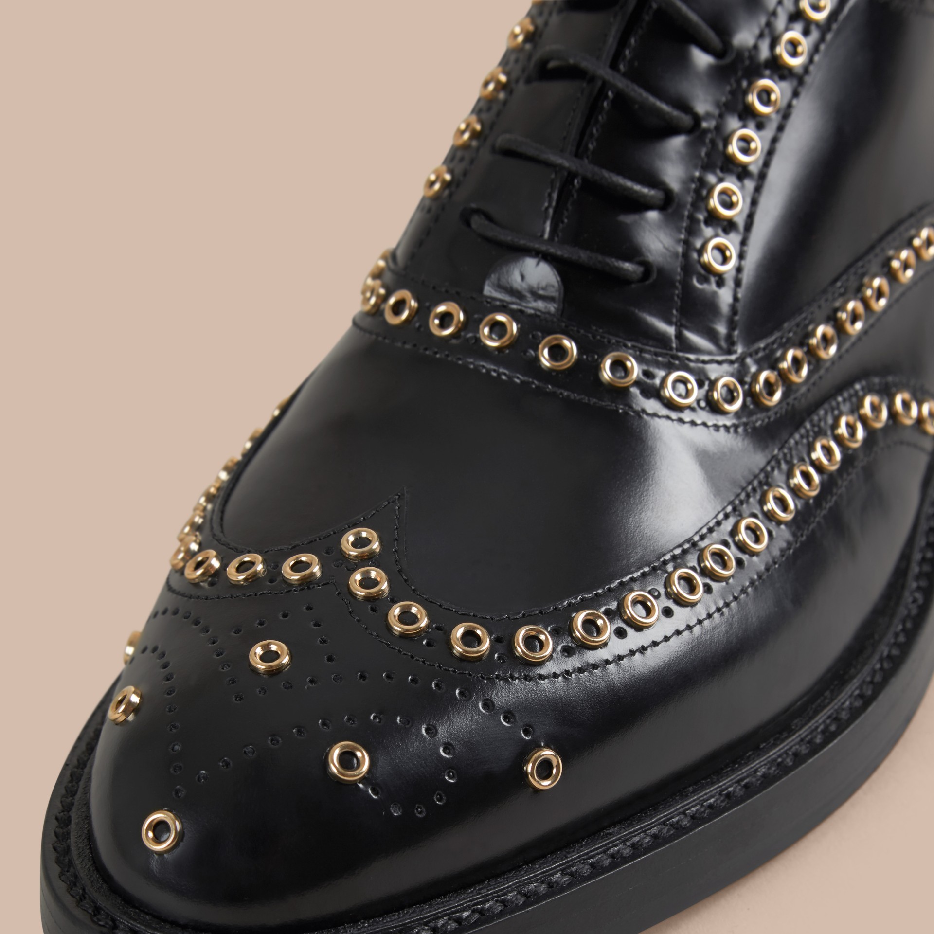 wingtip brogues with suit