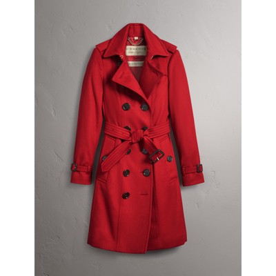 burberry trench coat womens red