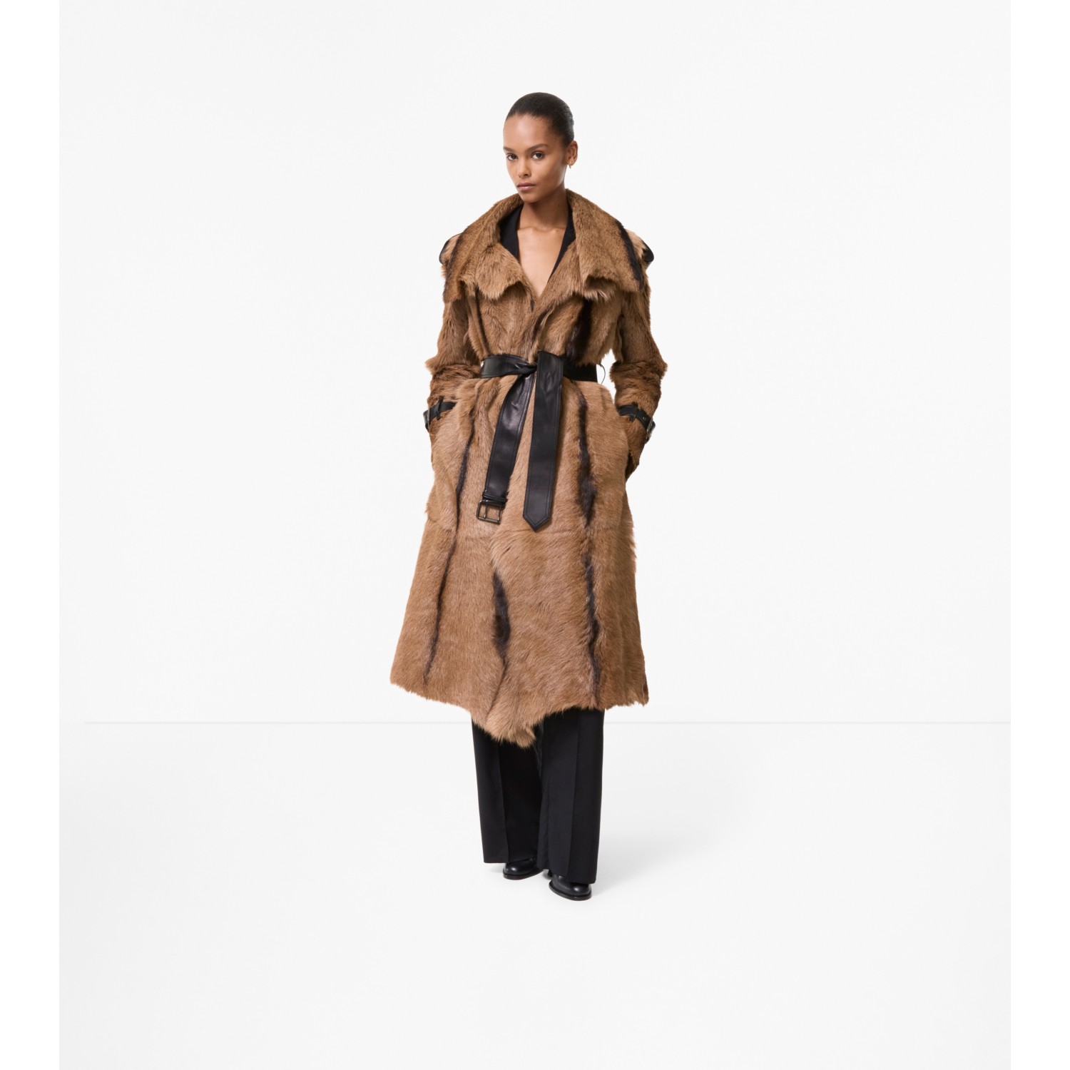 Long Shearling Linley Coat - thumbnail 3