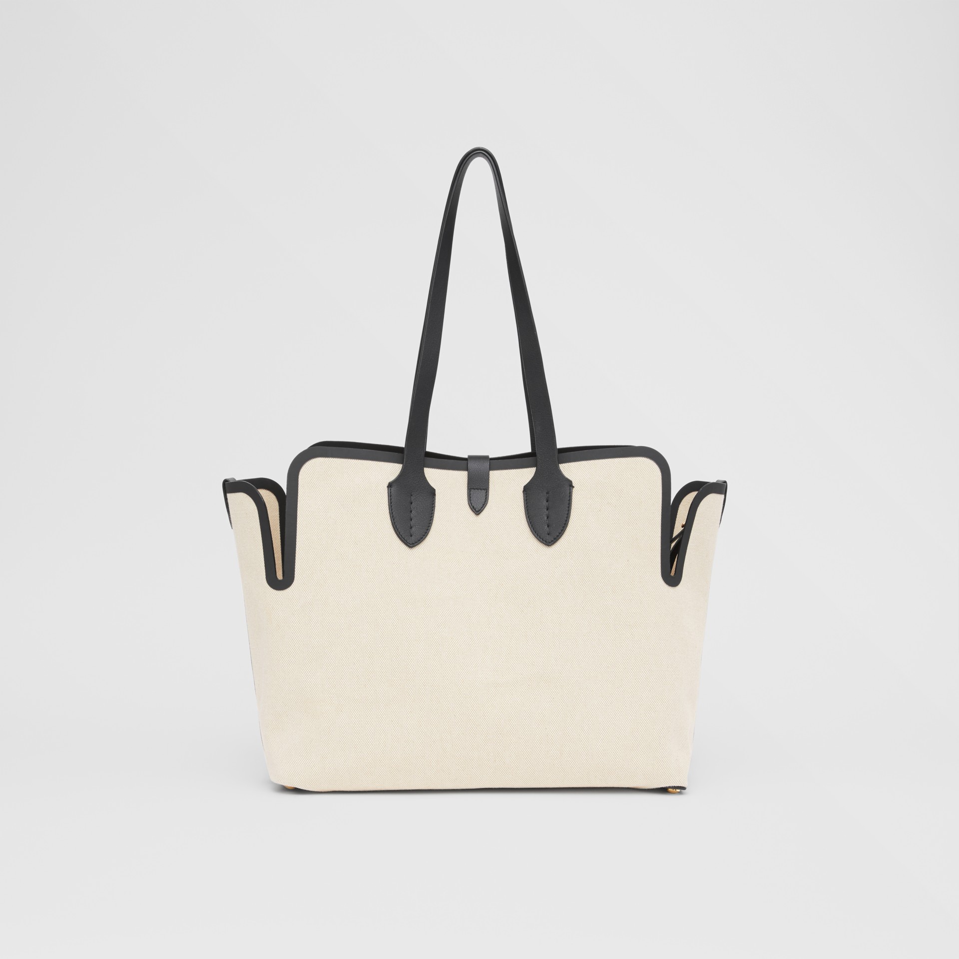 The Medium Soft Cotton Canvas Belt Bag in Black - Women | Burberry