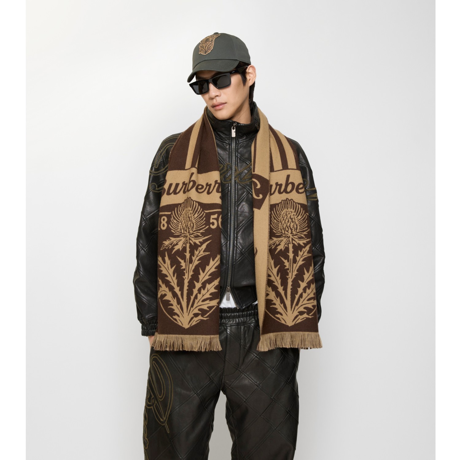 Thistle Shield Wool Scarf