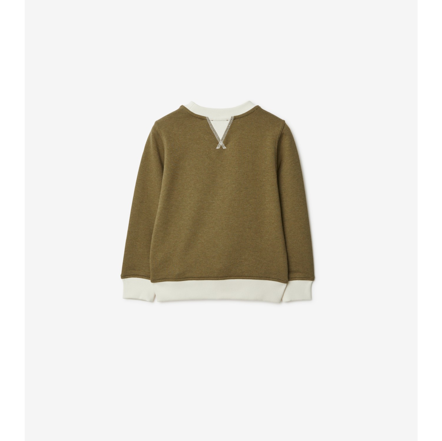 Khaki crew neck clearance sweatshirt