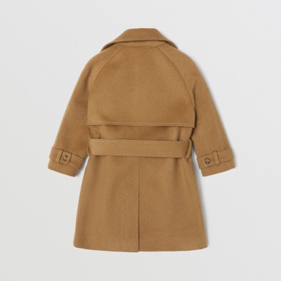 burberry wool cashmere trench coat