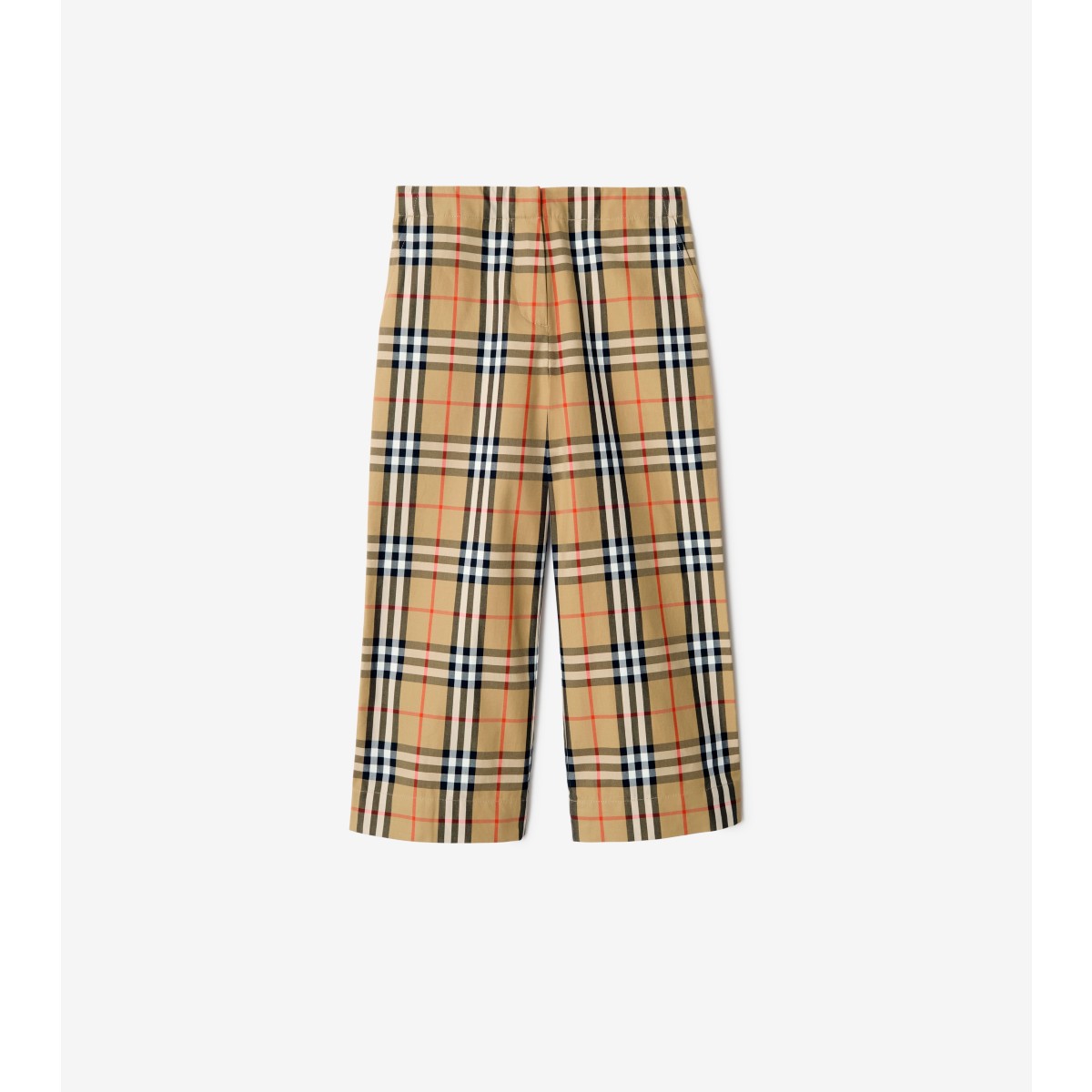  Check Cotton Trousers