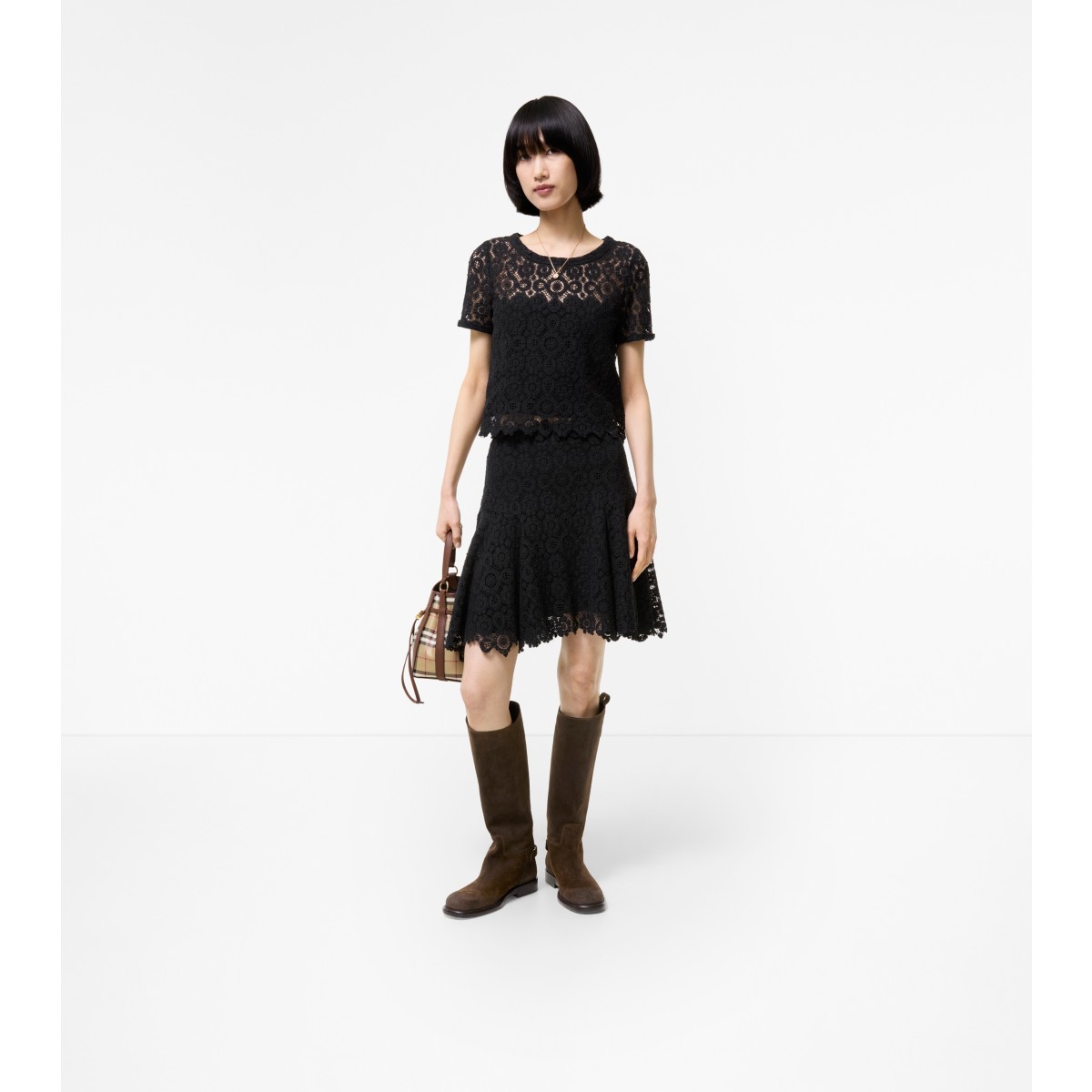  Floral Lace Skirt