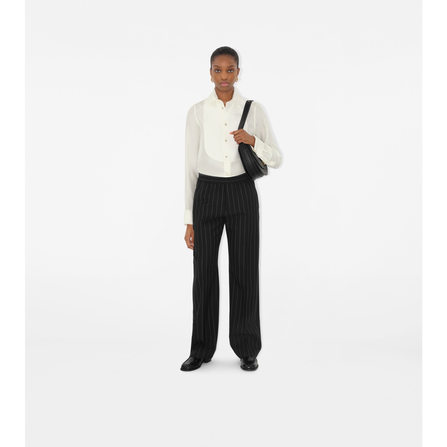 Regular Fit Silk Tuxedo Shirt