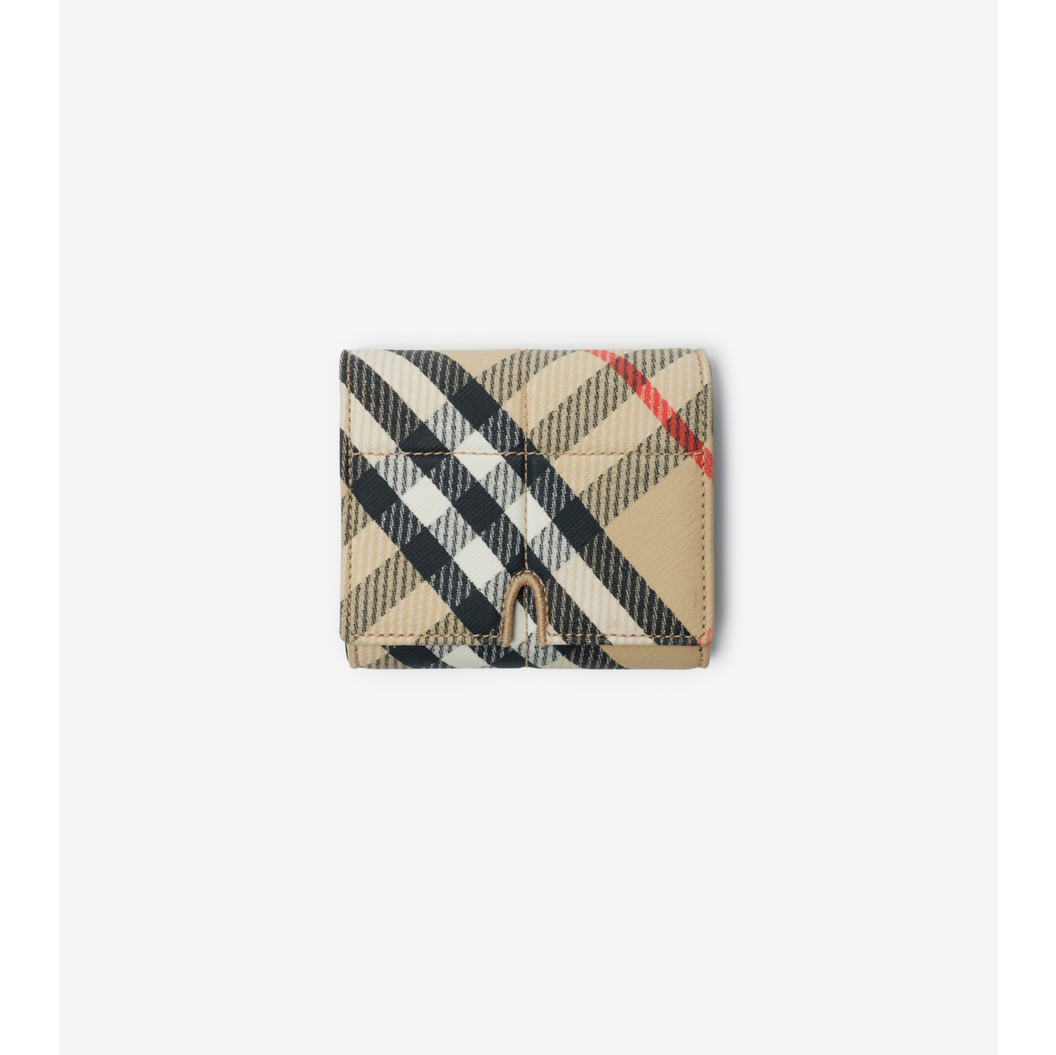 Burberry Snip Wallet in Sand Women Burberry Official Square One